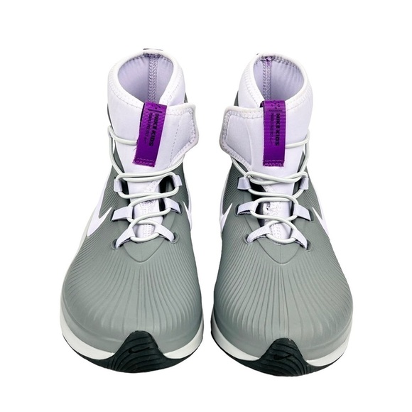 NIKE Binzie Waterproof Rain Boot PS Grey Violet Frost Infant size 1Y BQ5381-003 - Picture 5 of 6